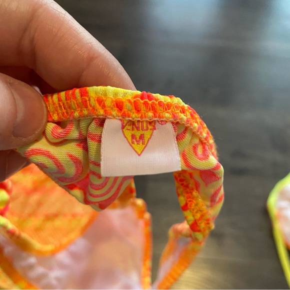 Vintage Venus thong bikini 3 piece set shimmery vintage swim wear - Picture 11 of 14